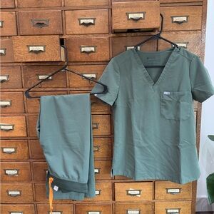 Small moss figs scrub set